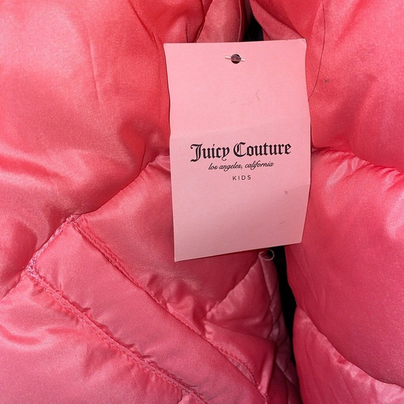 NWT JUICY COUTURE LA KIDS WINTER JACKET.  Size 10/12.  Medium. - Picture 2 of 9